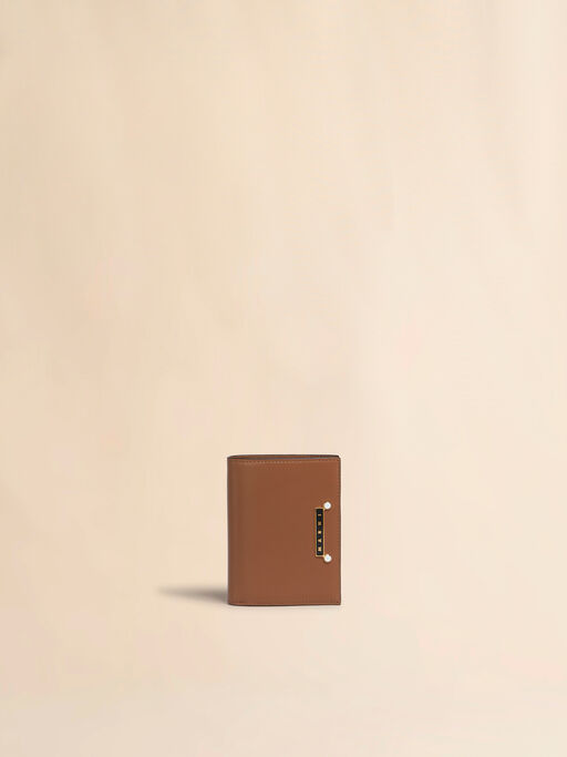 브라운 가죽 Envelope 2단 지갑 - 지갑