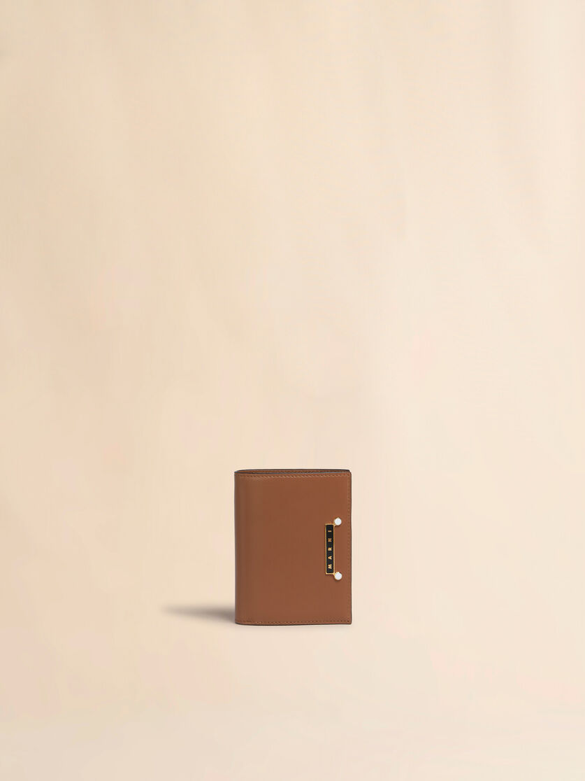 브라운 가죽 Envelope 2단 지갑 - 지갑 - Image 1