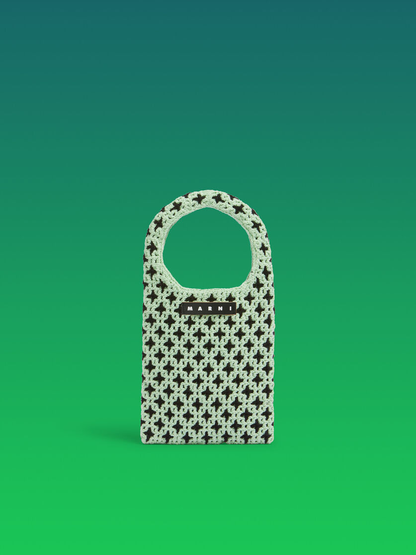 レッド MARNI MARKET リバーシブルニット ミニバッグ - ショッピングバッグ - Image 1