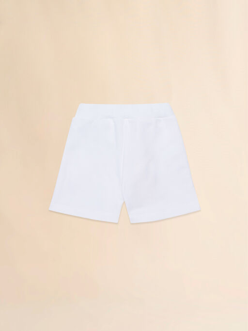 White cotton shorts with Marni print - Pants