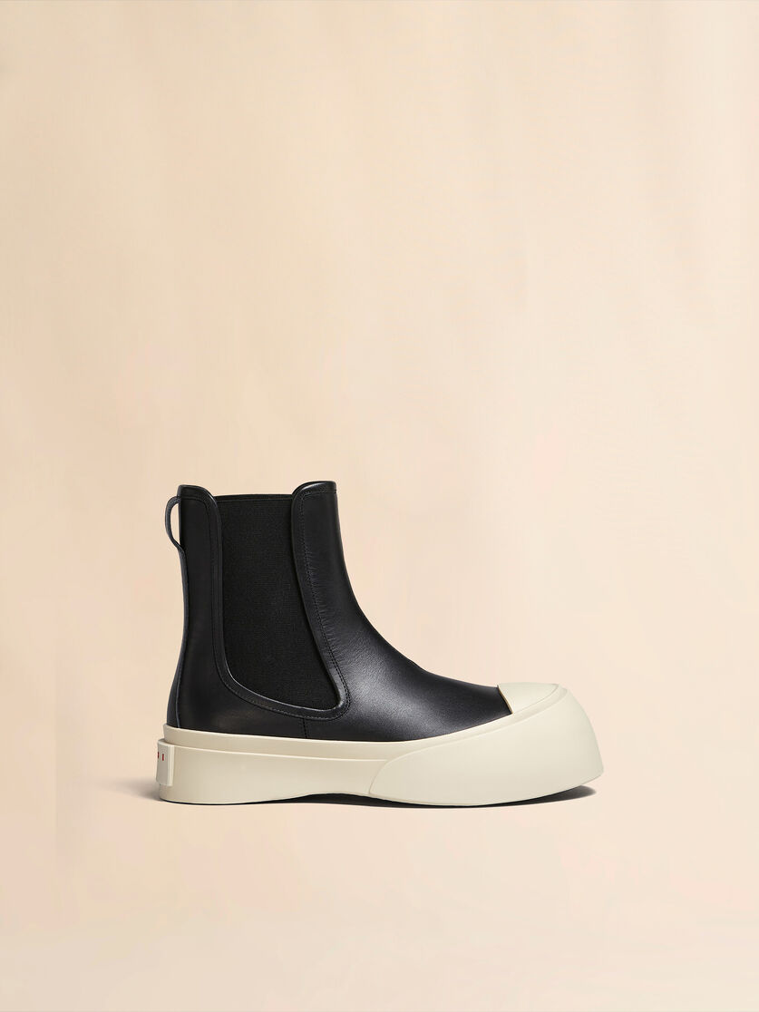 Black leather Pablo Chelsea boot - Boots - Image 1