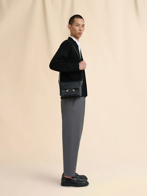 Black leather Trunkaroo medium shoulder bag - Shoulder Bags