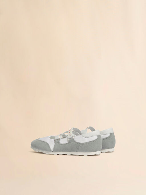 Soccer Retro grey ballerina trainers - Sneakers