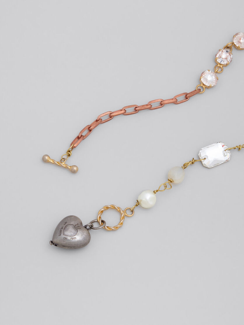 Halskette mit Anhänger Lucky Hearts - Halsketten - Image 3
