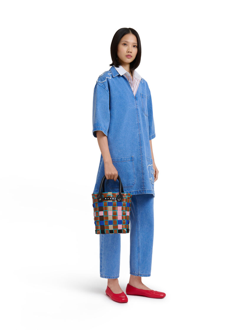 クォーツ MARNI MARKET MINI TAPE BASKET - ショッピングバッグ - Image 2