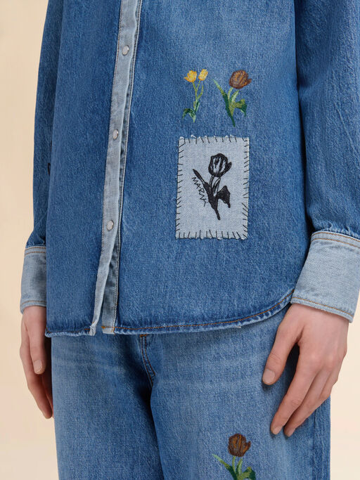 Blue denim shirt - Shirts