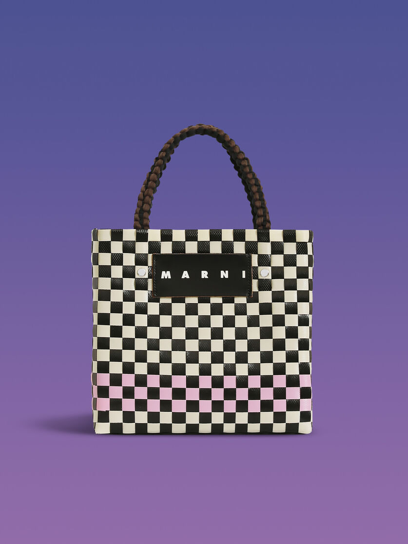 スクエアウォーブン素材製 MARNI MARKET BASKETバッグ - ハンドバッグ - Image 1