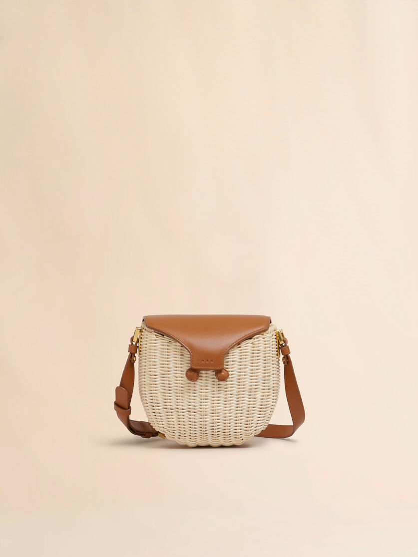 Natural rattan Midollino crossbody bag - Shoulder Bags - Image 1