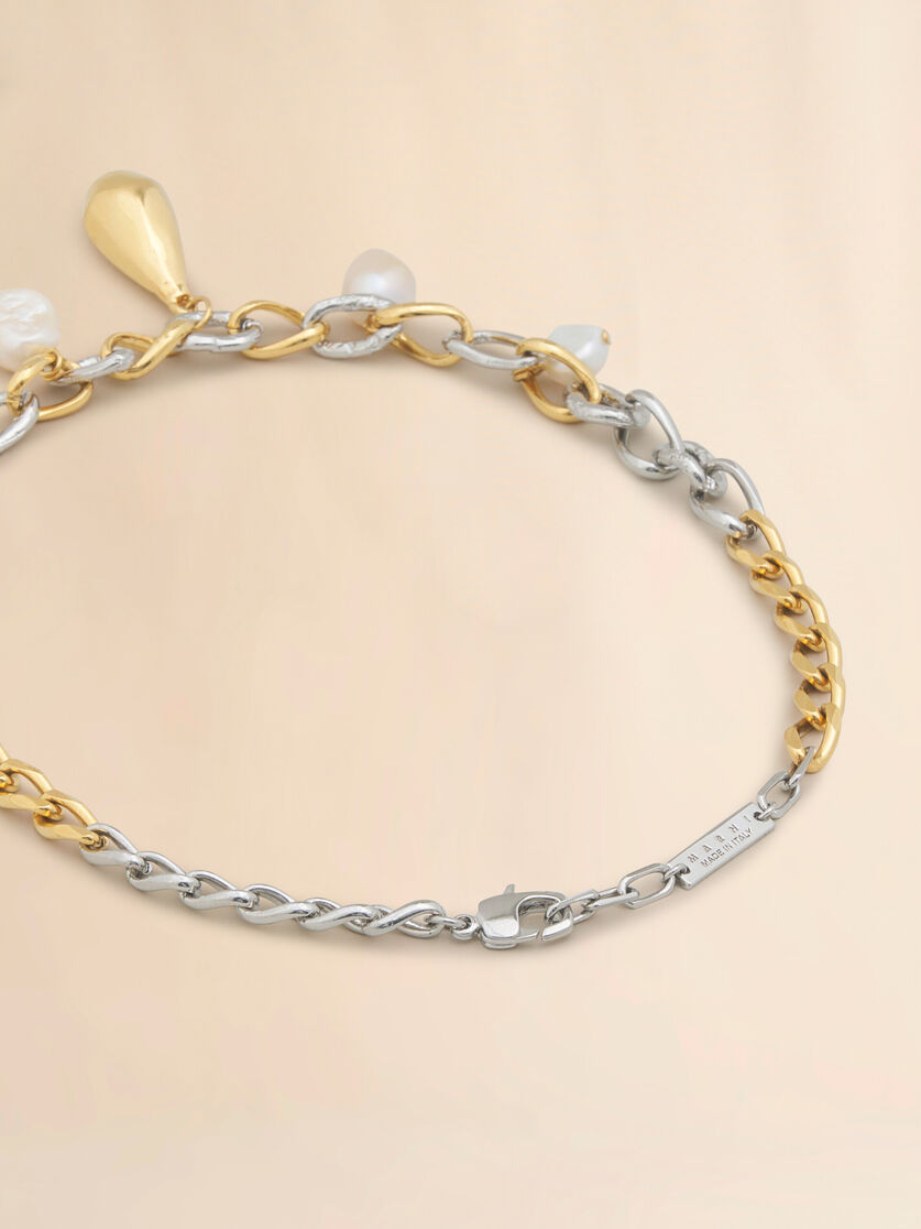 Collana a catena con perle - Collana - Image 4