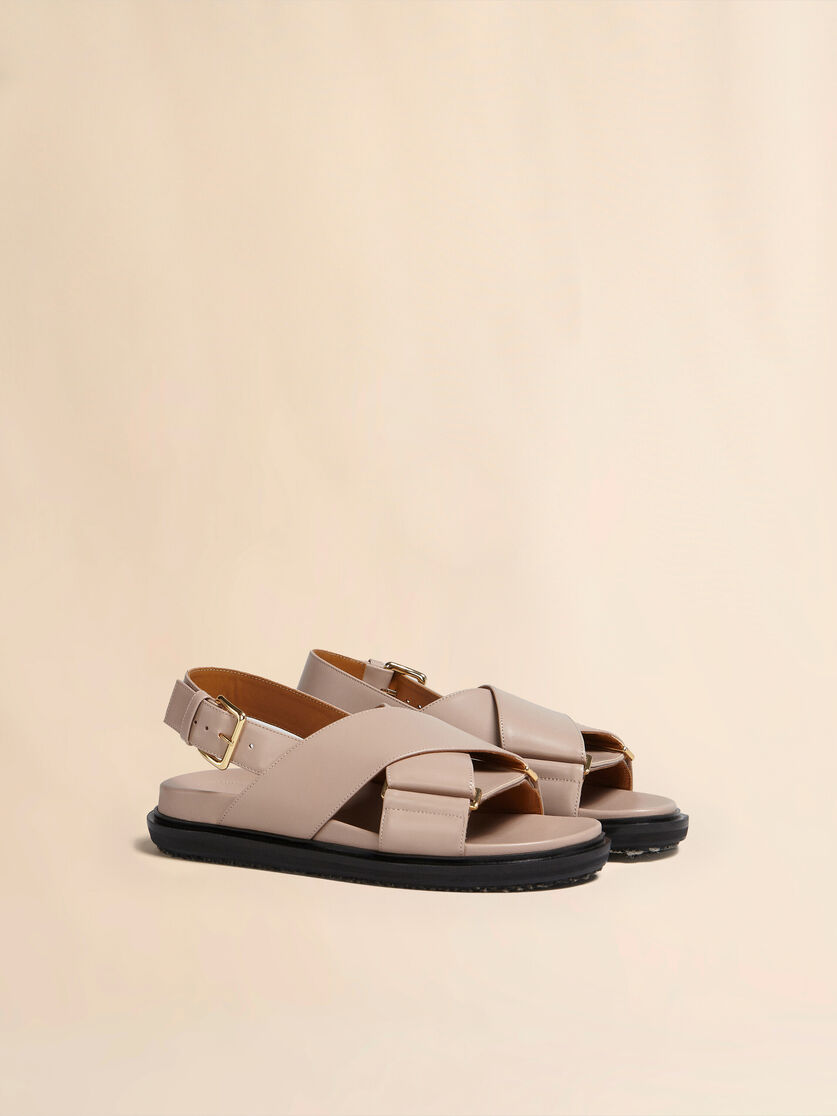 Brown leather Fussbett - Sandals - Image 2