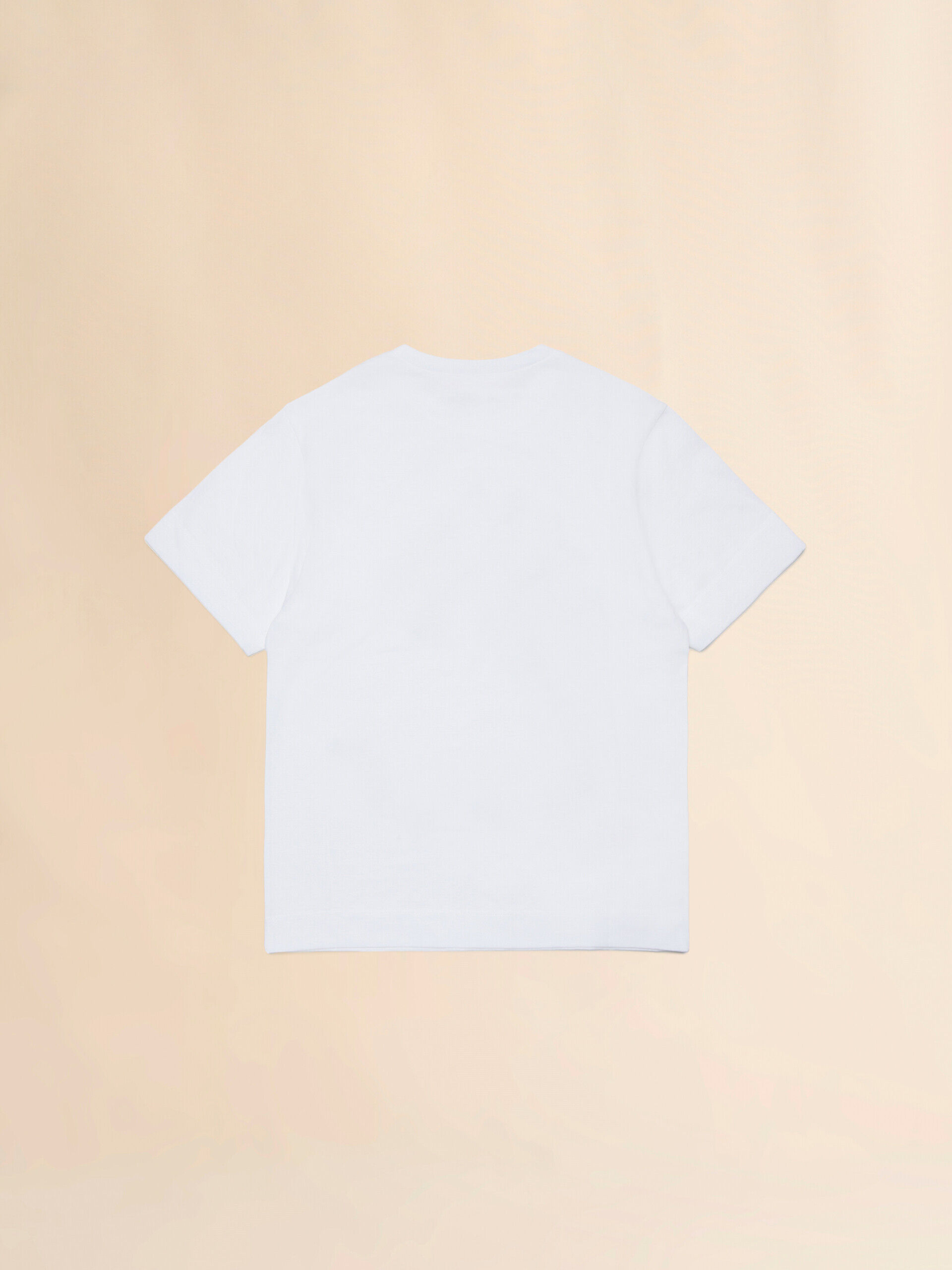 White cotton T-shirt with maxi dino print | Marni