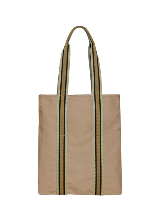 ナチュラルグレー MARNI MARKET Canvas Tote - ショッピングバッグ