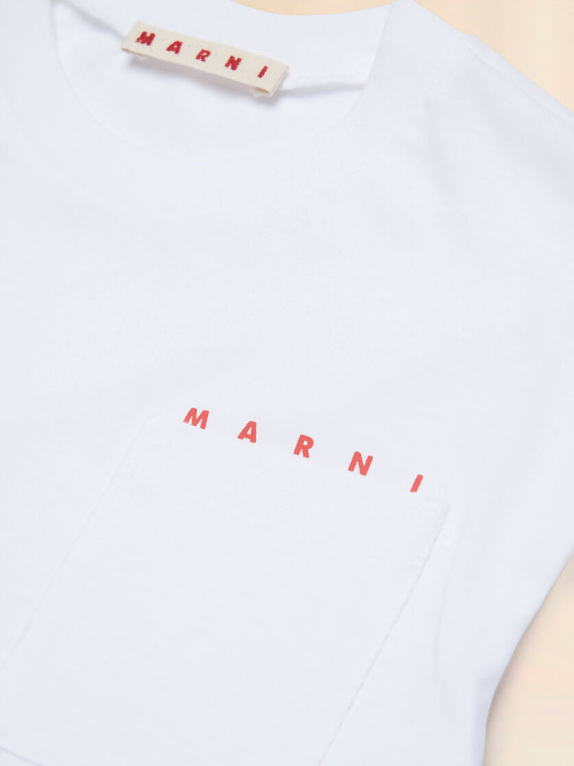 ホワイト ポケット付きTシャツ - Tシャツ - Image 4
