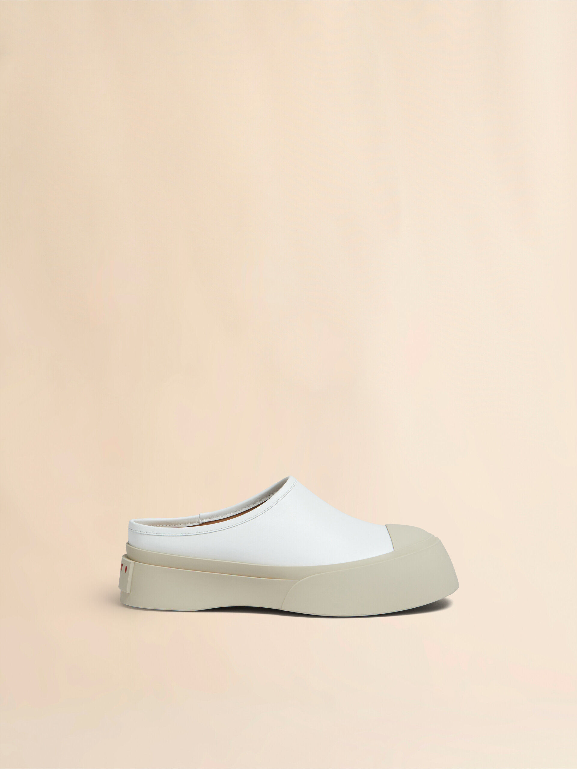White leather Pablo sabot | Marni