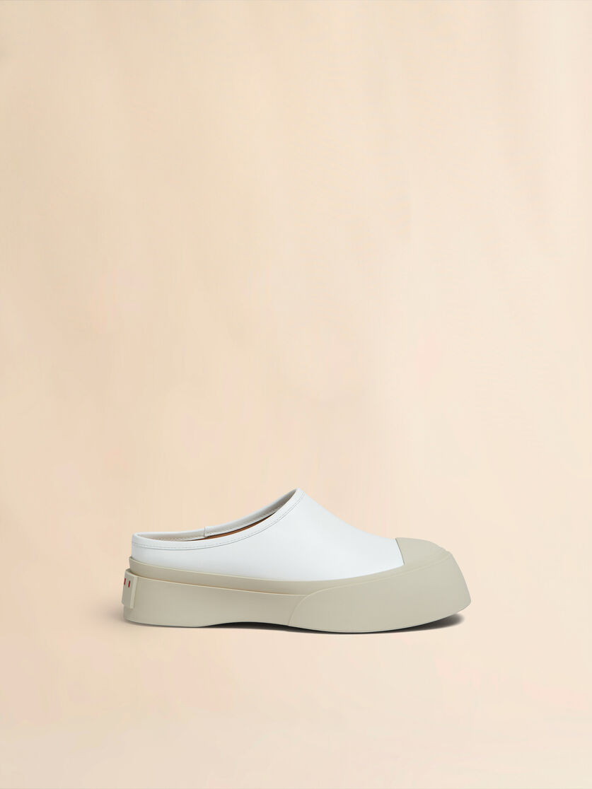 Grey leather Pablo sabot - Sneakers - Image 1