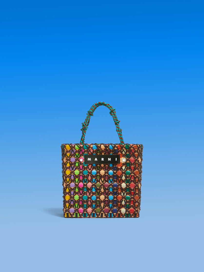 ブルー MARNI MARKET CAKE BASKET - ショッピングバッグ - Image 1