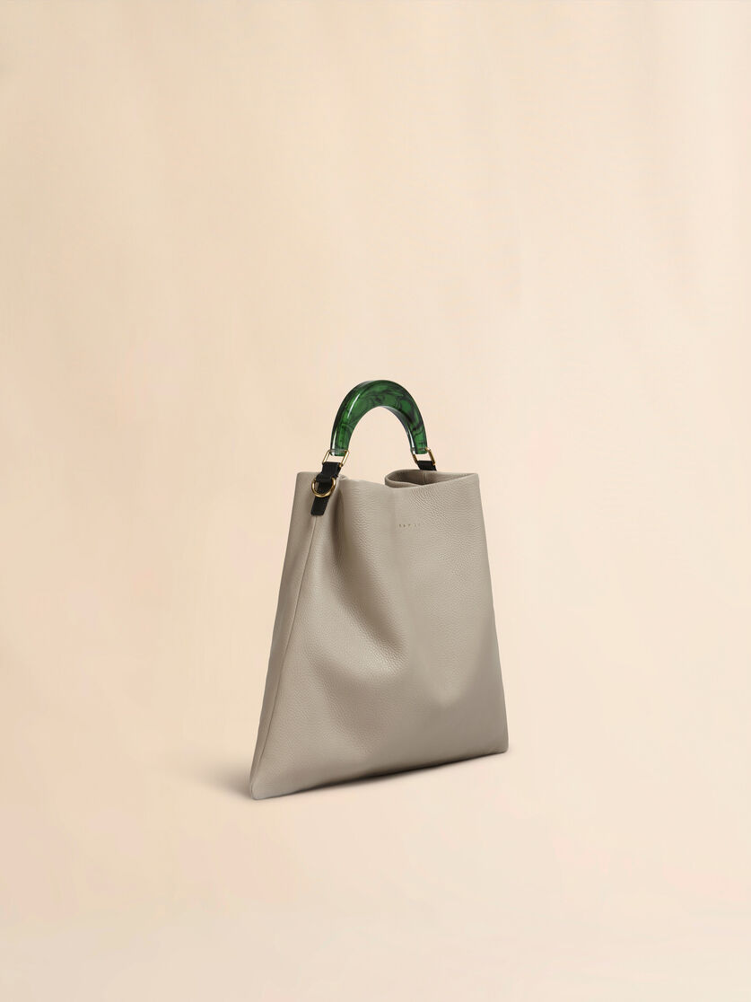 Venice Medium Bag in black leather - Shoulder Bags - Image 6