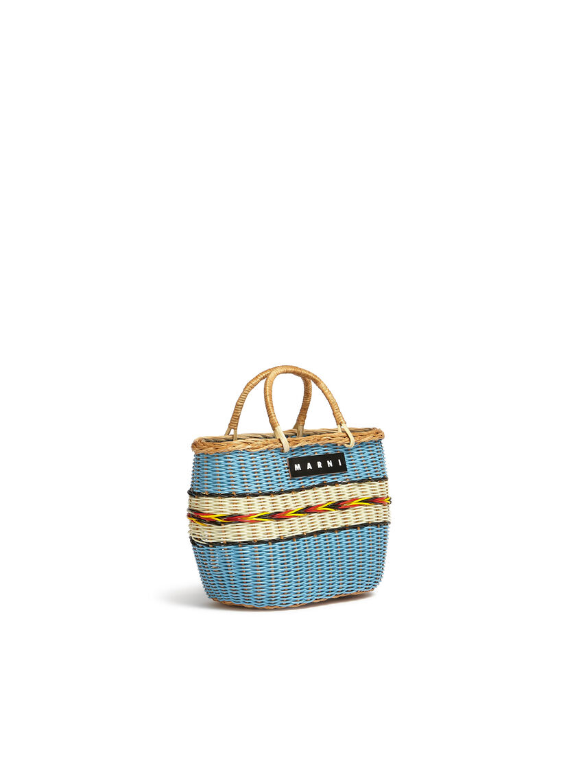 MARNI MARKET bag in multicolor woven material - Shopping Bags - Image 2