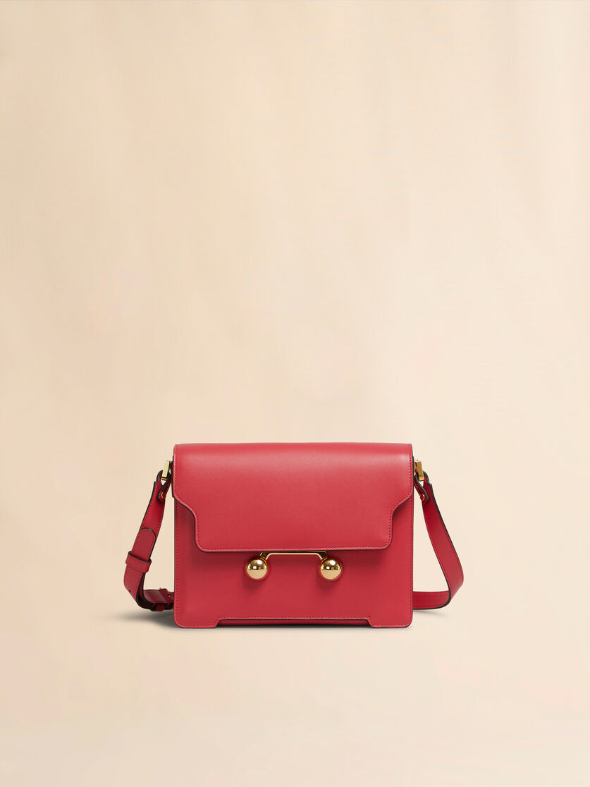 Blue leather Trunkaroo medium shoulder bag - Shoulder Bags - Image 1