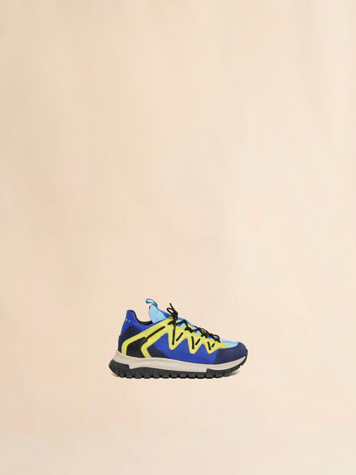 Blue hiking-style sneaker - Sneakers