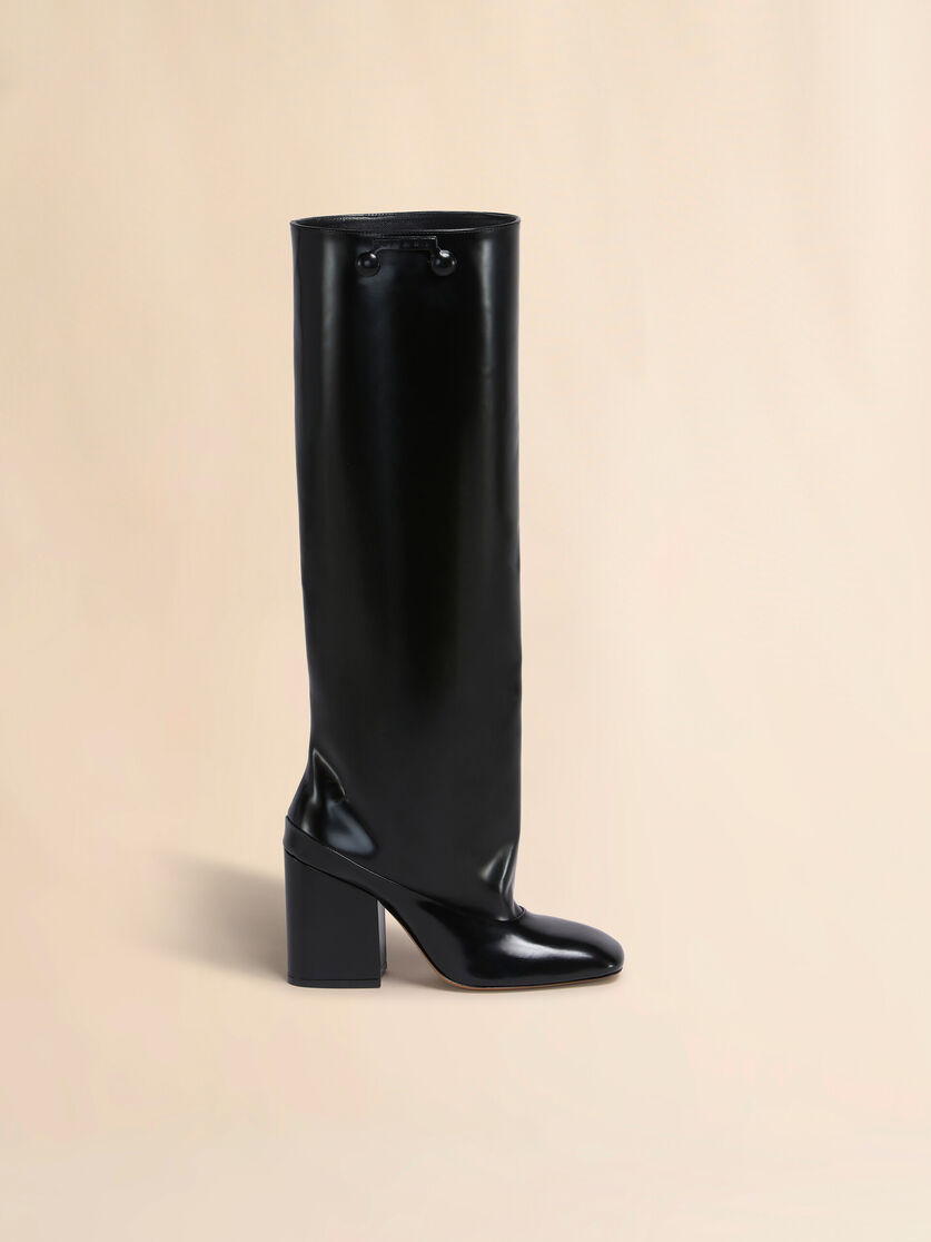 Brown leather Trunkaroo knee-high boot - Boots - Image 1