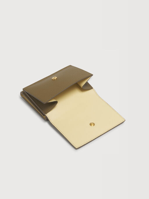 ブラウン レザー Marni Mending 三つ折りウォレット - 財布