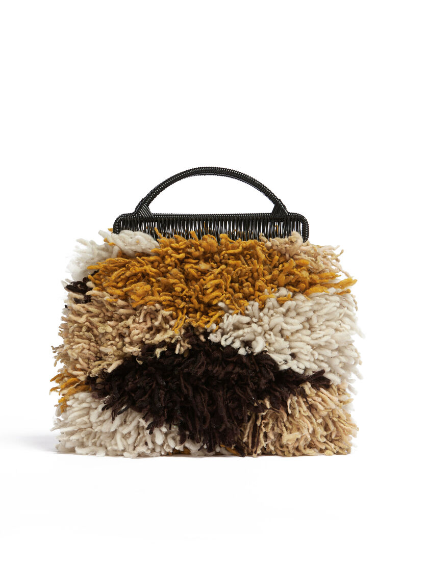 ブルー Marni Market Woolyバッグ - ハンドバッグ - Image 3
