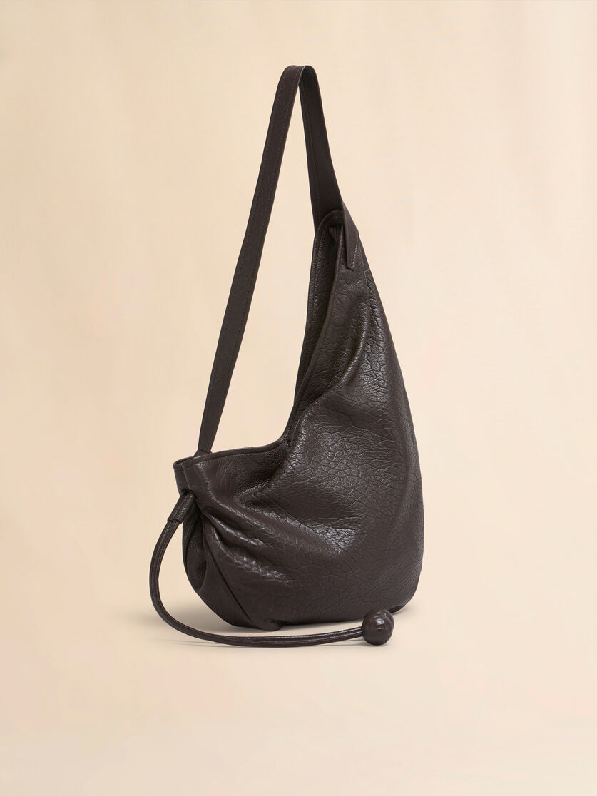 Small brown nappa Hobo bag - Shoulder Bags - Image 5
