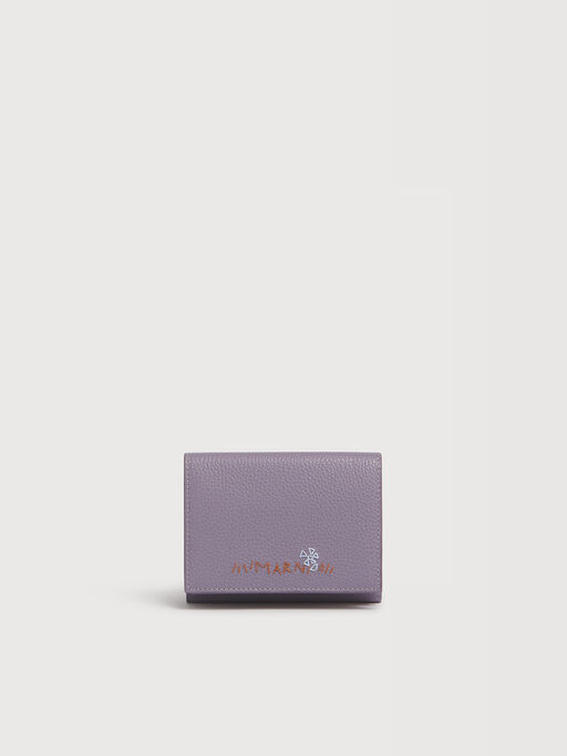 パープル レザー Marni Mending 三つ折りウォレット - 財布