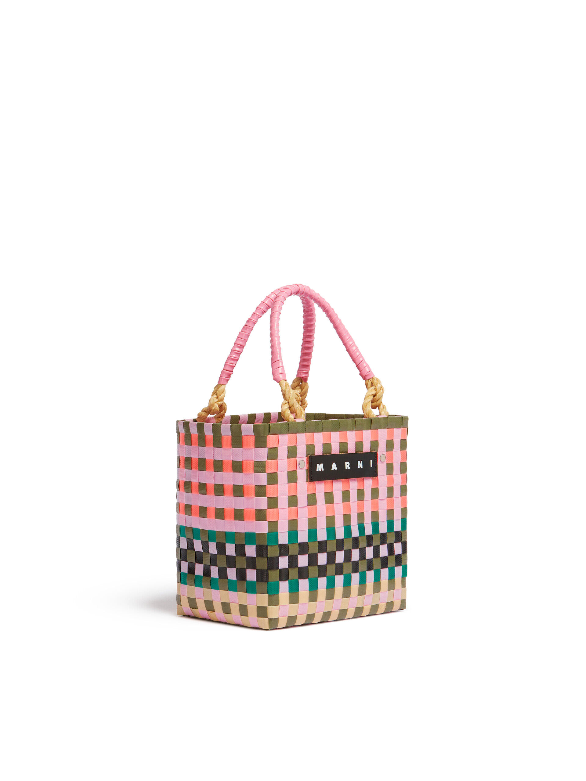 楽天市場】マルニ かごバッグ ピンク レディース MARNI