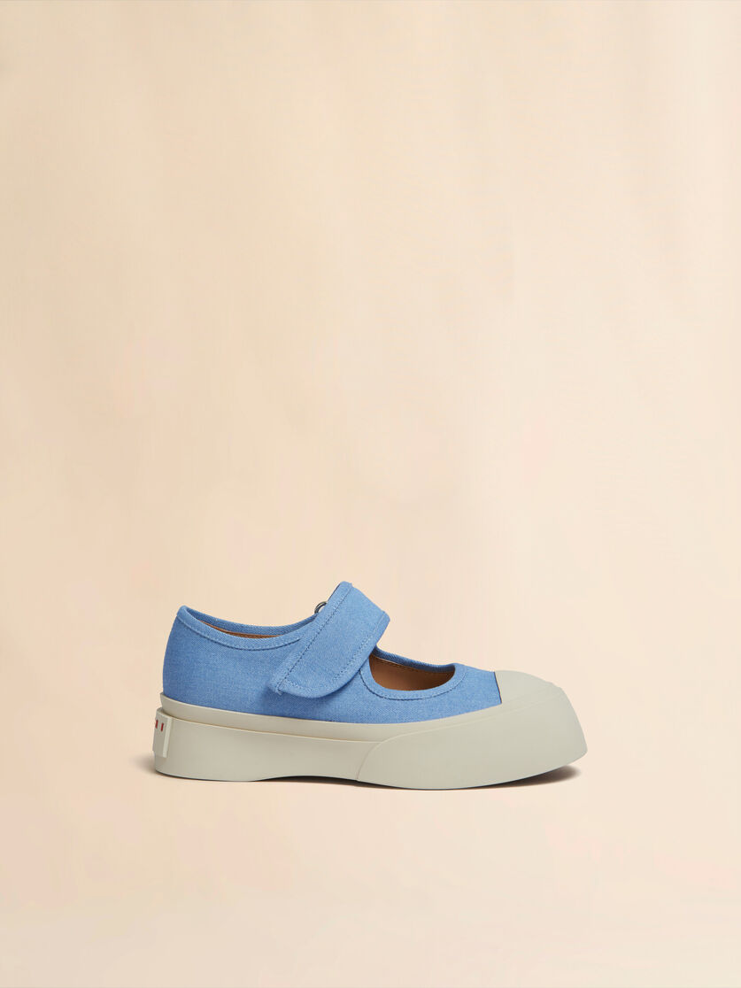 Light blue denim Mary Jane sneaker - Sneakers - Image 1