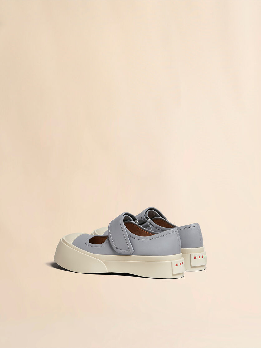 Light blue nappa leather Mary Jane sneaker - Sneakers - Image 3