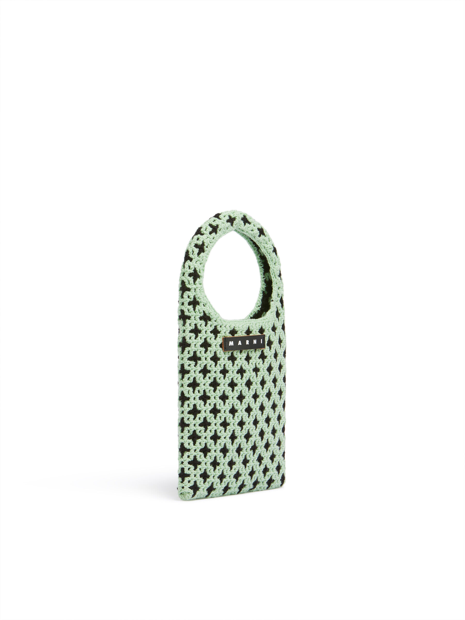 グリーン MARNI MARKET リバーシブルニット ミニバッグ | Marni