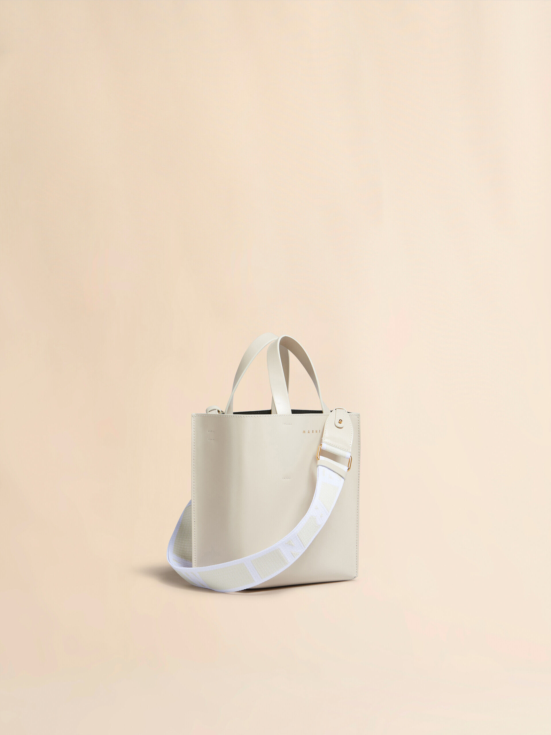 Museo Mini Bag in cream leather | Marni