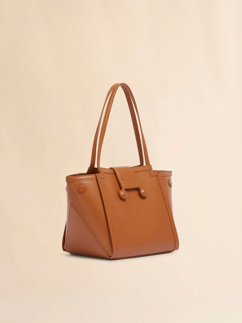 Mini-Tasche Riviera aus hellbraunem Leder - Handtaschen - Image 5