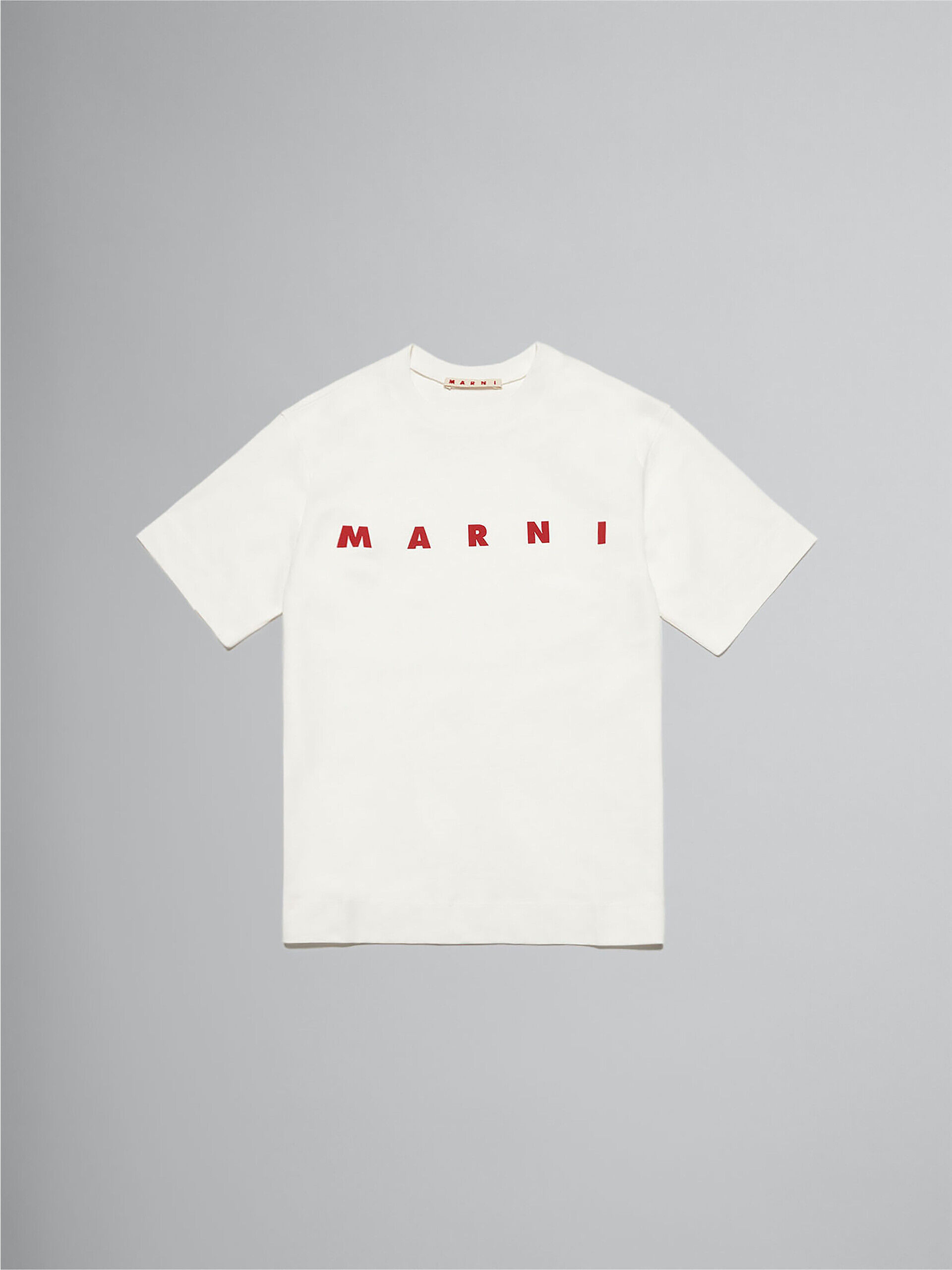 【新品未使用】MARNI Tシャツ　ホワイト　ロゴ