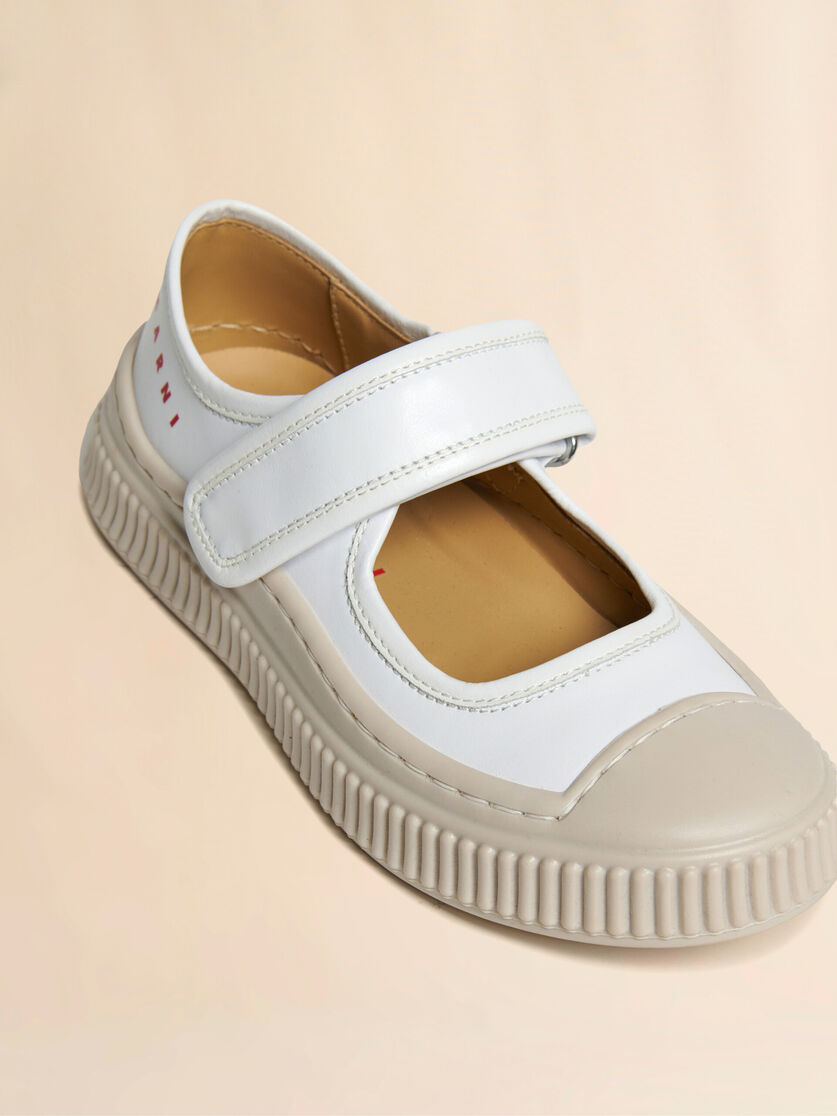 White leather Pablo Mary Jane sneaker - Sneakers - Image 4