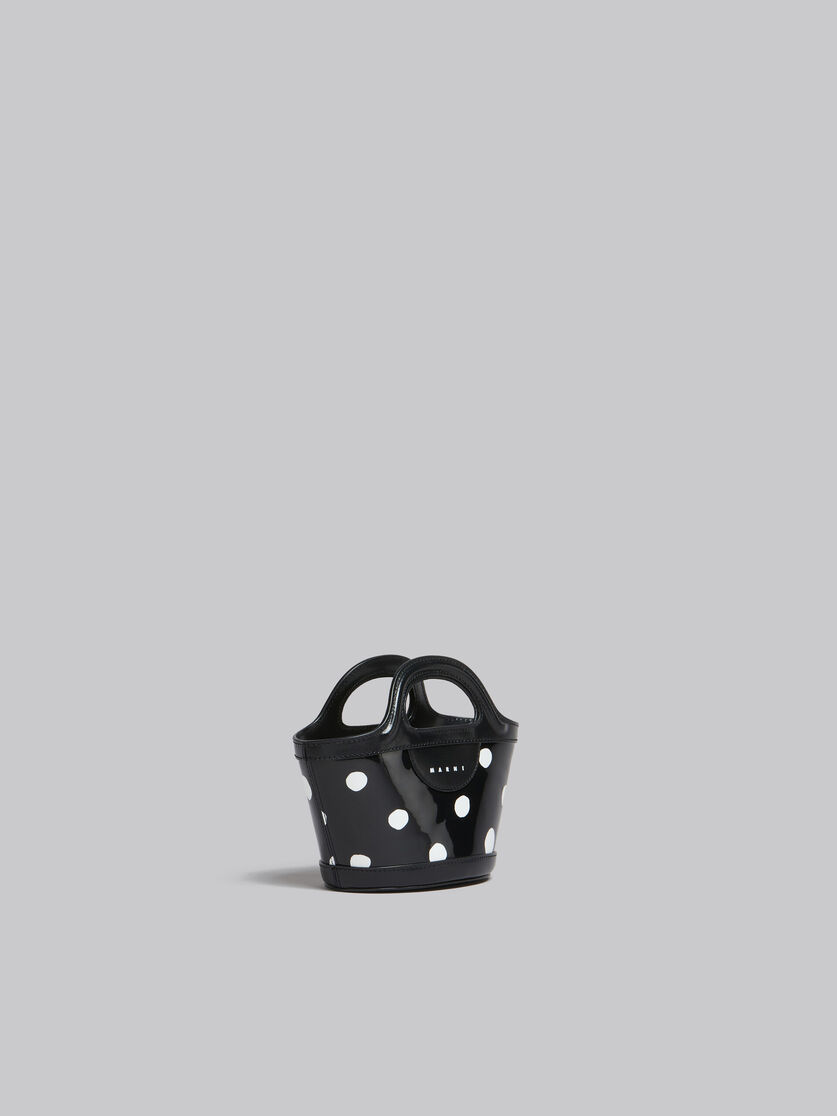 Black and white polka-dot patent leather Tropicalia Micro Bag - Handbag - Image 6