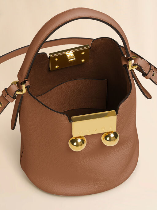 Brown leather Trunkaroo bucket bag - Shoulder Bags