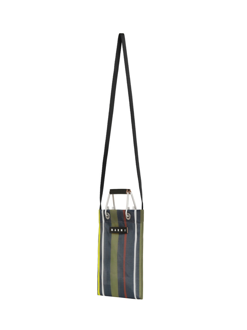 グリーンブルー(ターコイズ) MARNI MARKET STRIPE MINI SHOULDER BAG - ハンドバッグ - Image 2