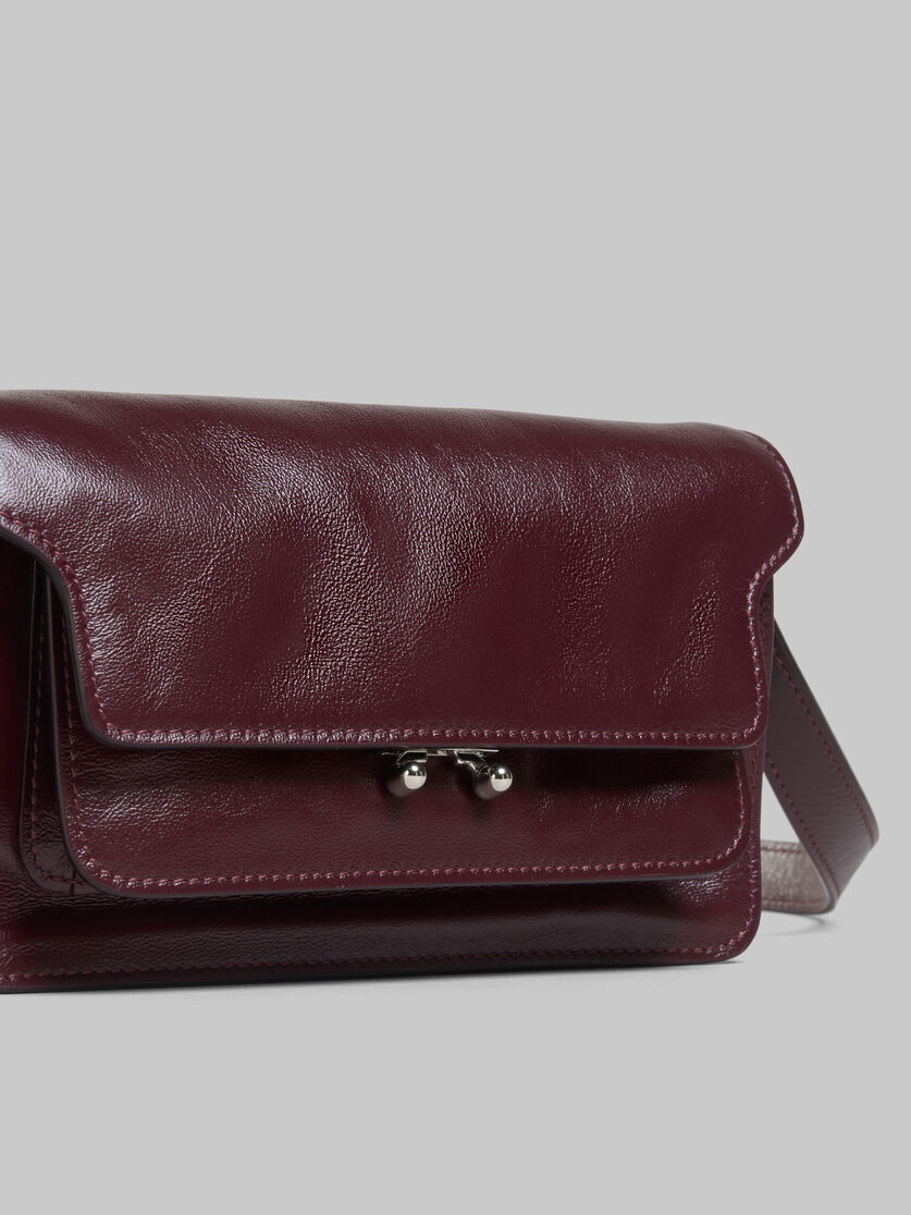 Red leather Trunk Soft bag - Shoulder Bags - Image 4
