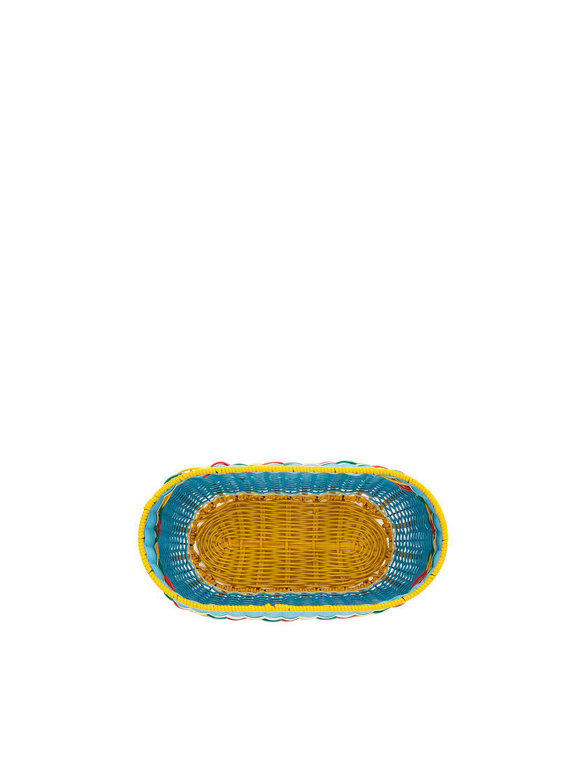 Blue MARNI MARKET oval basket - Accessories - Image 4