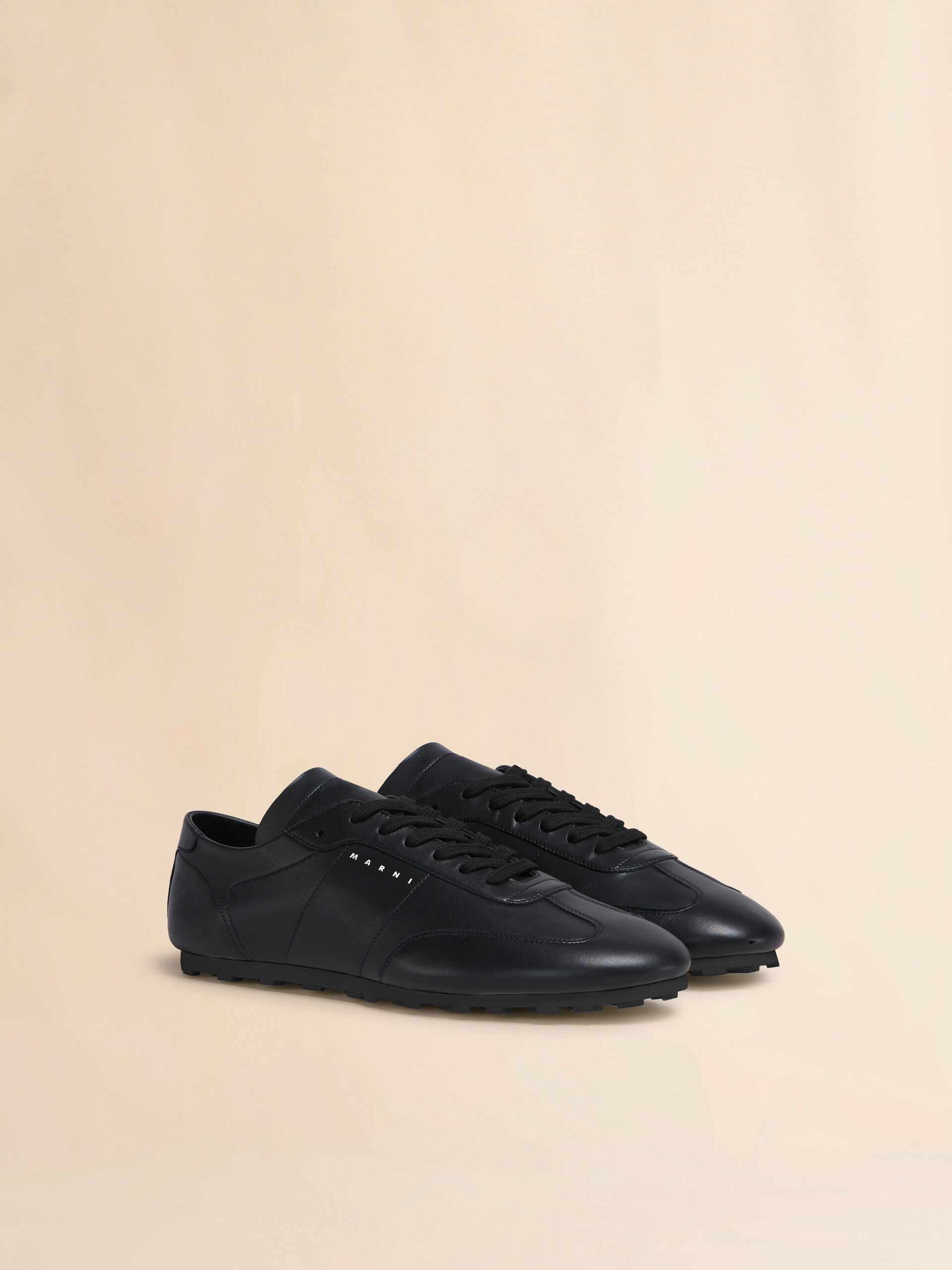 ブラック ナッパレザー製 Softy Soccer スニーカー | Marni