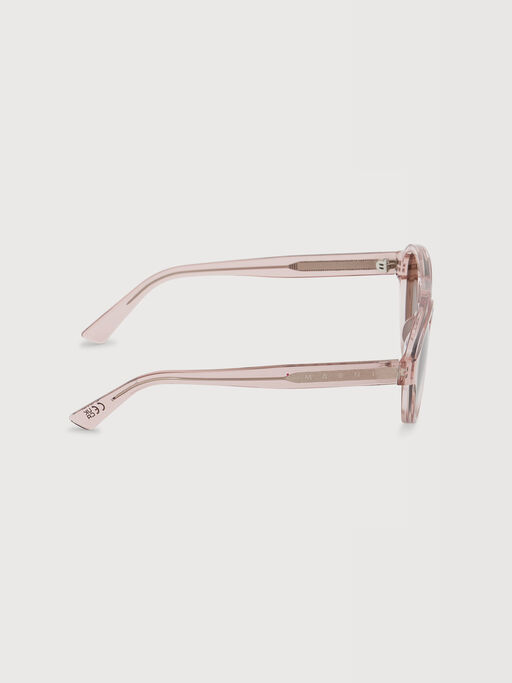 Translucent pink Zeanou sunglasses - Optical