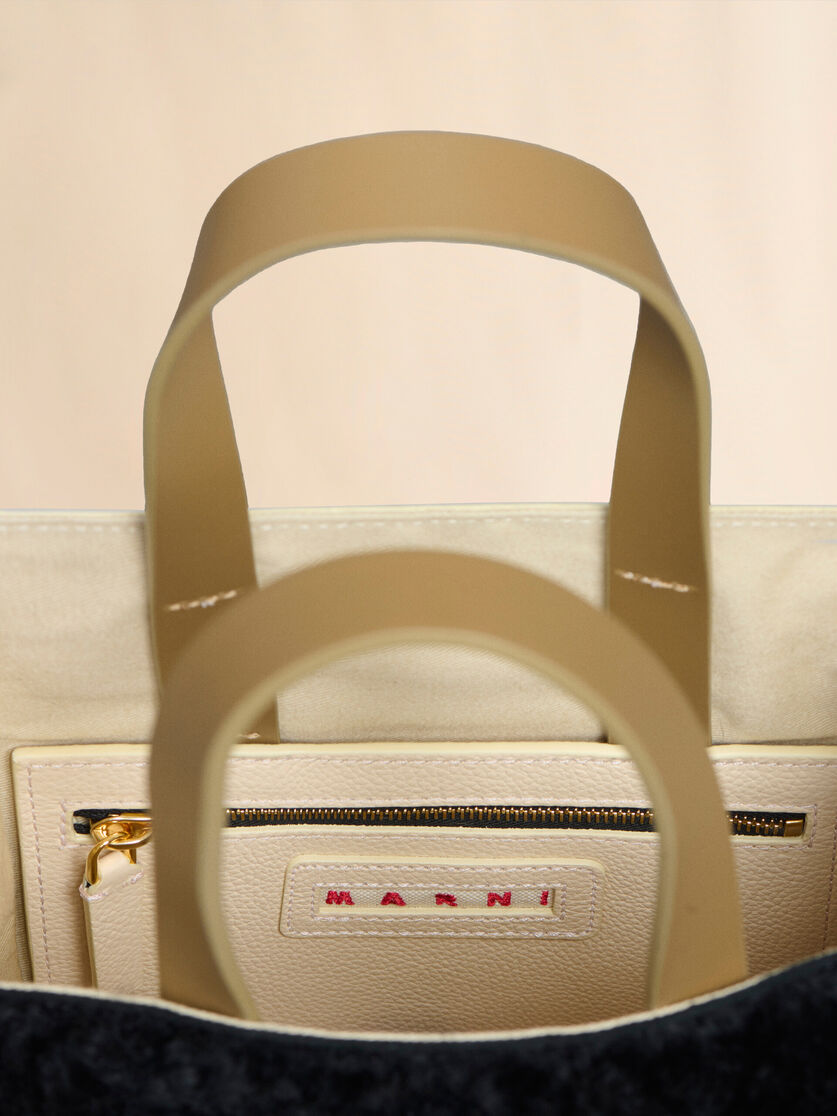 ブラック  SHEARLING MENDING MUSEO MINI - ショッピングバッグ - Image 3