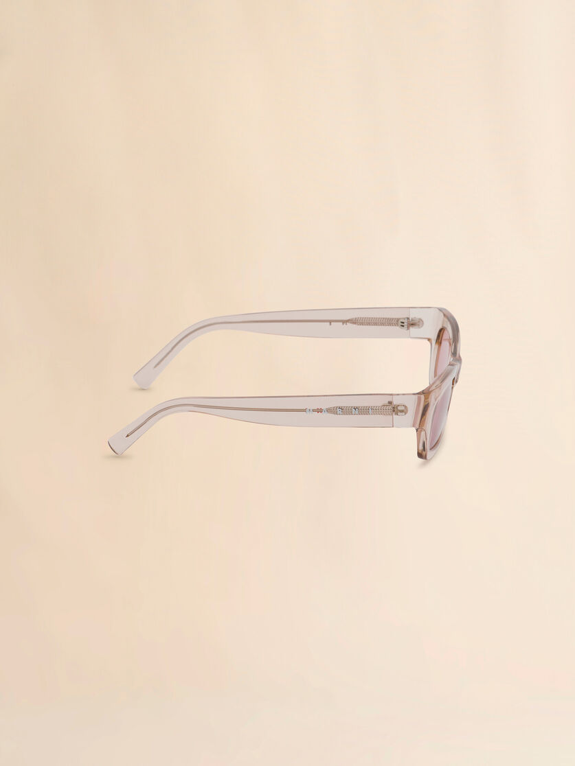 Clear cream Haicli sunglasses - Optical - Image 3