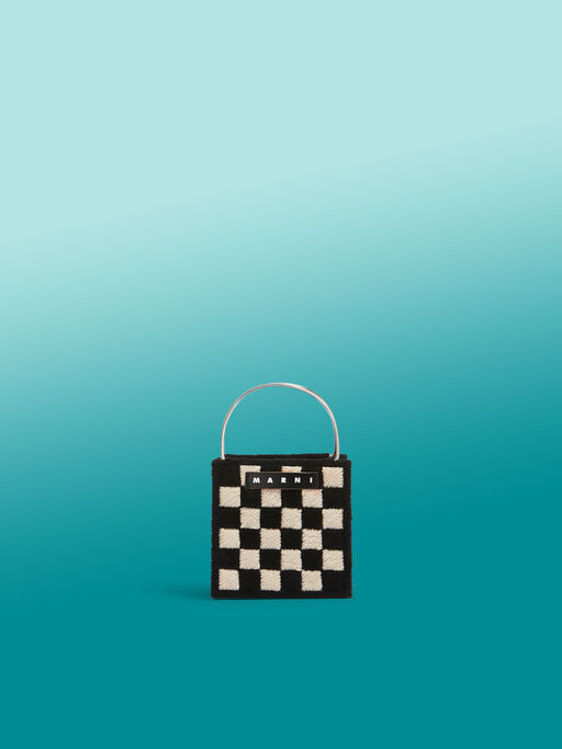 ブラック MARNI MARKET チェッカーボード Otherバッグ - ショッピングバッグ