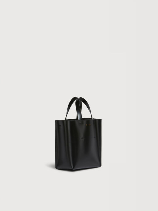 Museo Mini Bag in black leather - Shopping Bags