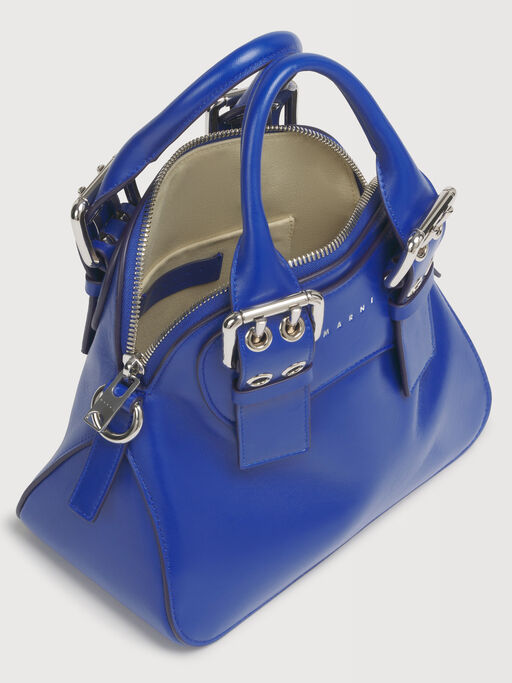 Blue leather small Belte Bag - Handbags