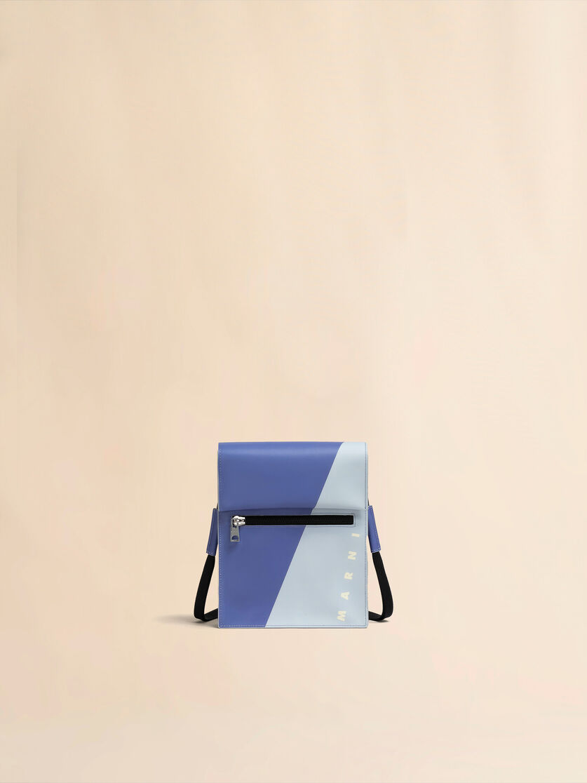 パープル ブルー Tribeca ポーチ、シューレースストラップ | Marni